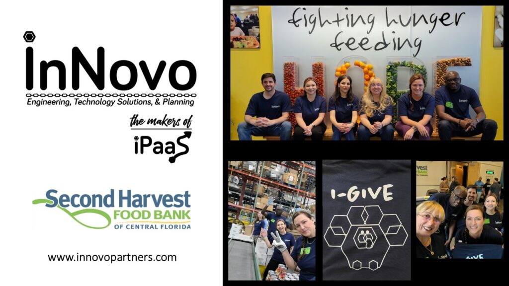 InNovo team images volunteering at Second Harvest Food Bank